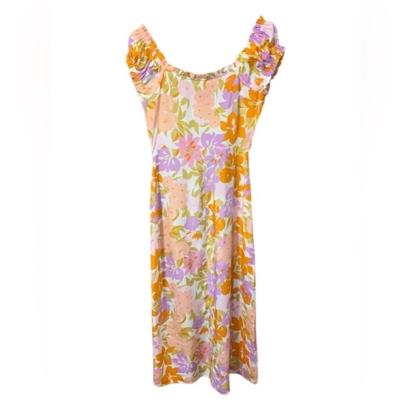Lush Midi Floral Dress – Size Small - Picture 2 of 11